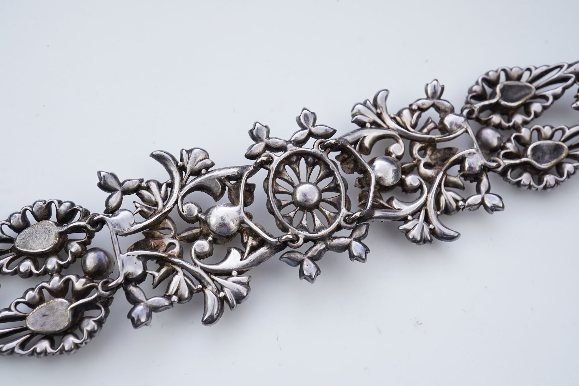 A diamond bracelet, possibly Spain or Portugal, 19th century